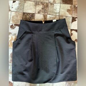 Aqua Black Mini Skirt